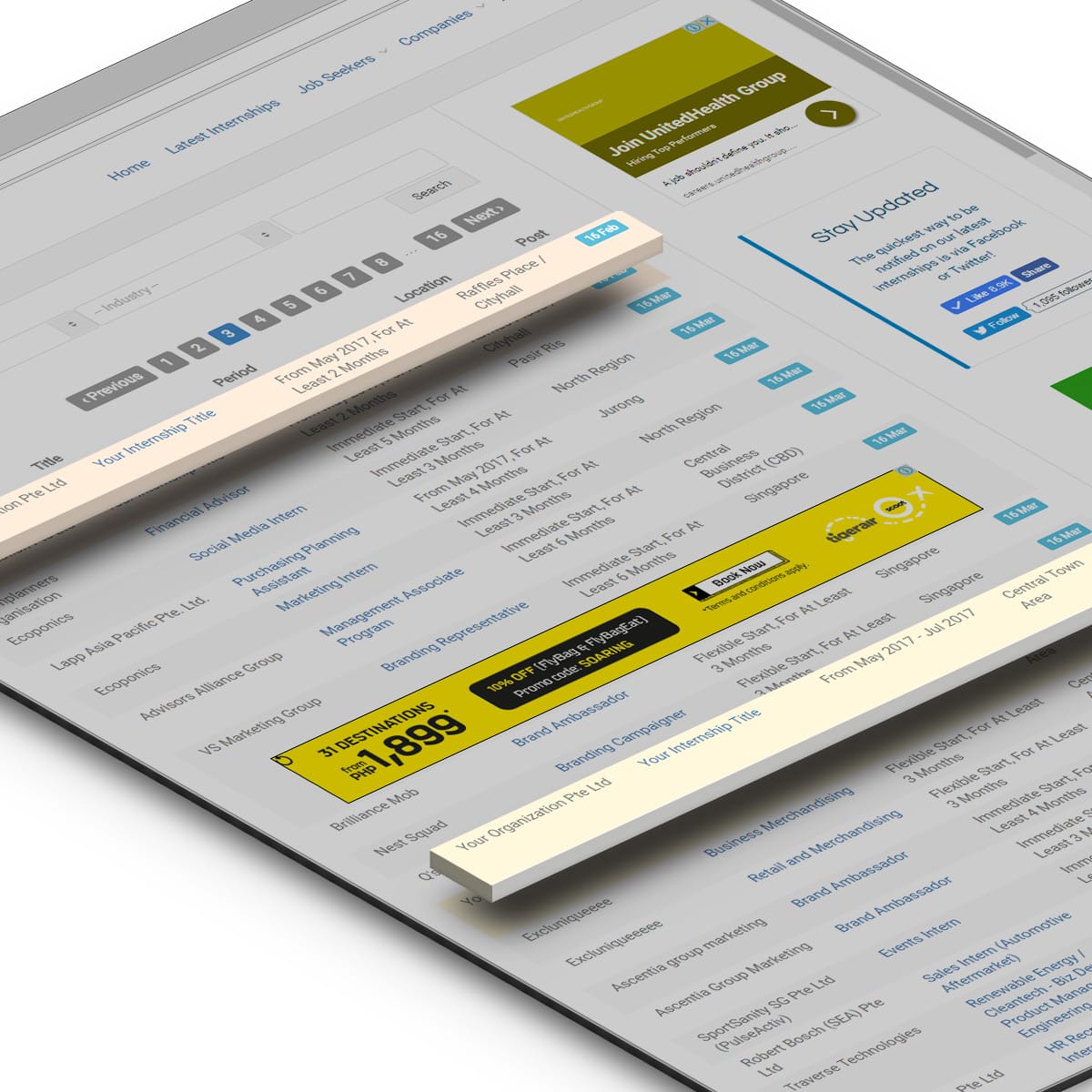 Premium Featured Internship Listing / Job